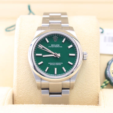 Rolex Oyster Perpetual 31 277200 Green Dial - 2021