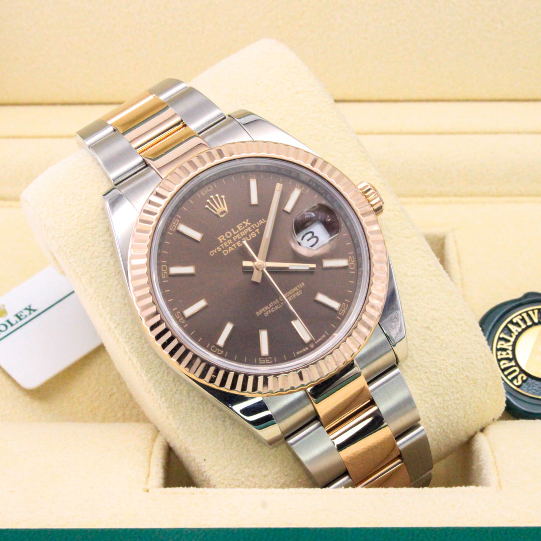 Rolex DateJust 41 126331 Chocolate Dial Oyster Bracelet