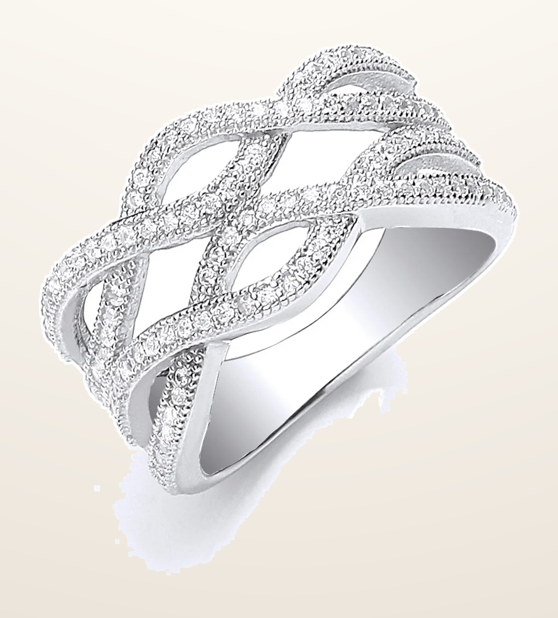 IT_ROLE:detail_crop | Silver Fancy Cubic Zirconia Ring