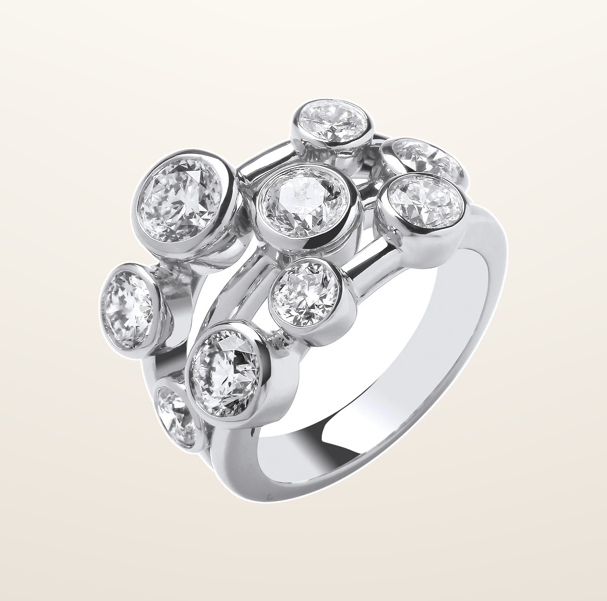 IT_ROLE:presentation_crop | 18ct White Gold 3.00ctw GH-SI Diamond Dress Ring