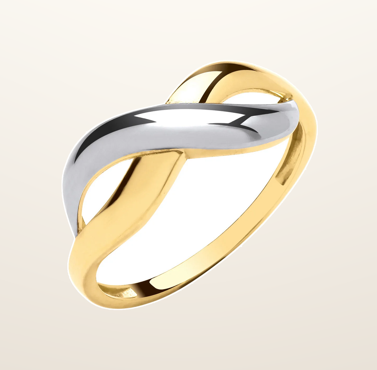 IT_ROLE:presentation_crop | Yellow & White Gold Infinity Ring