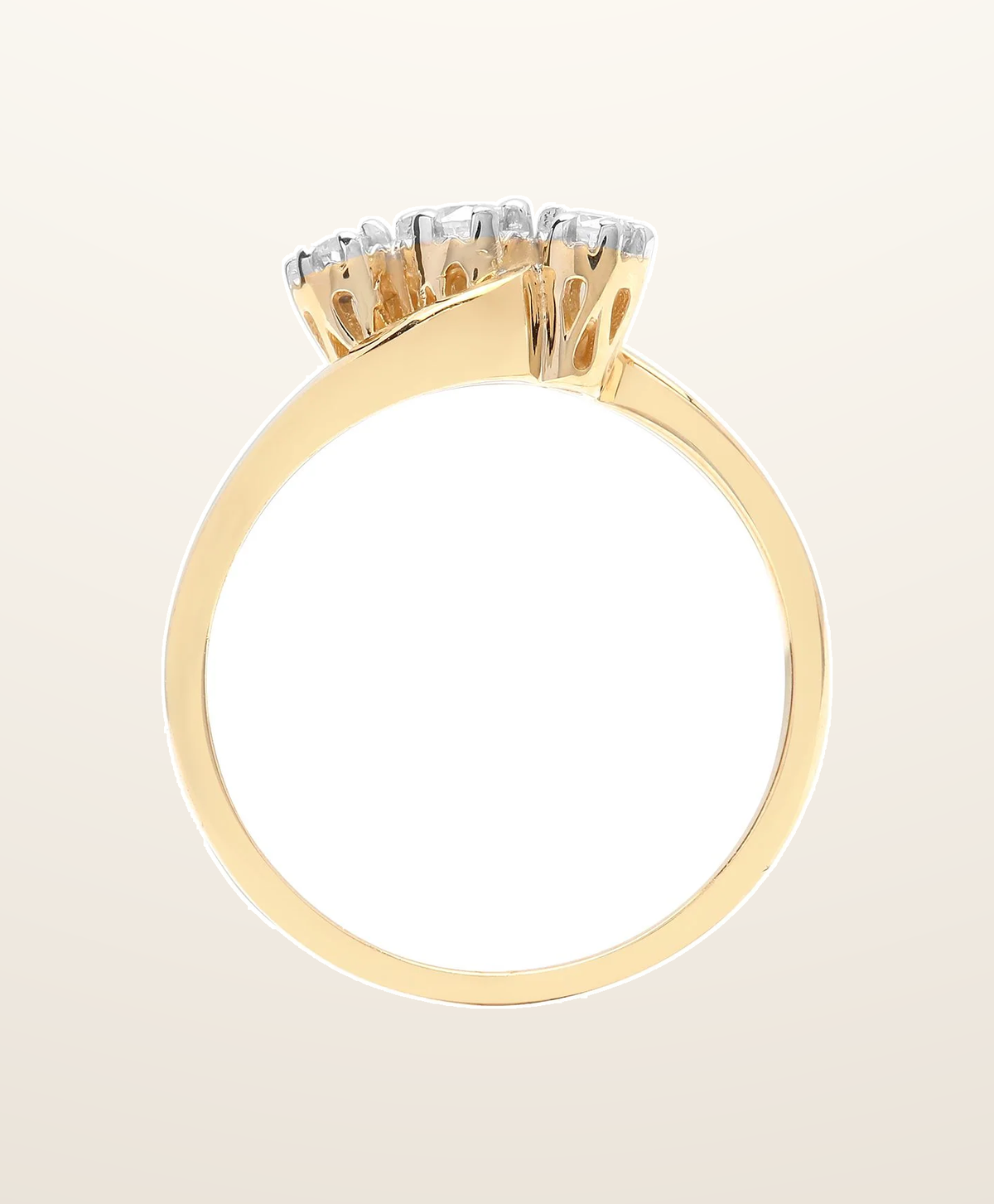 IT_ROLE:presentation_crop | 9ct Yellow Gold Trilogy Natural Diamond Ring