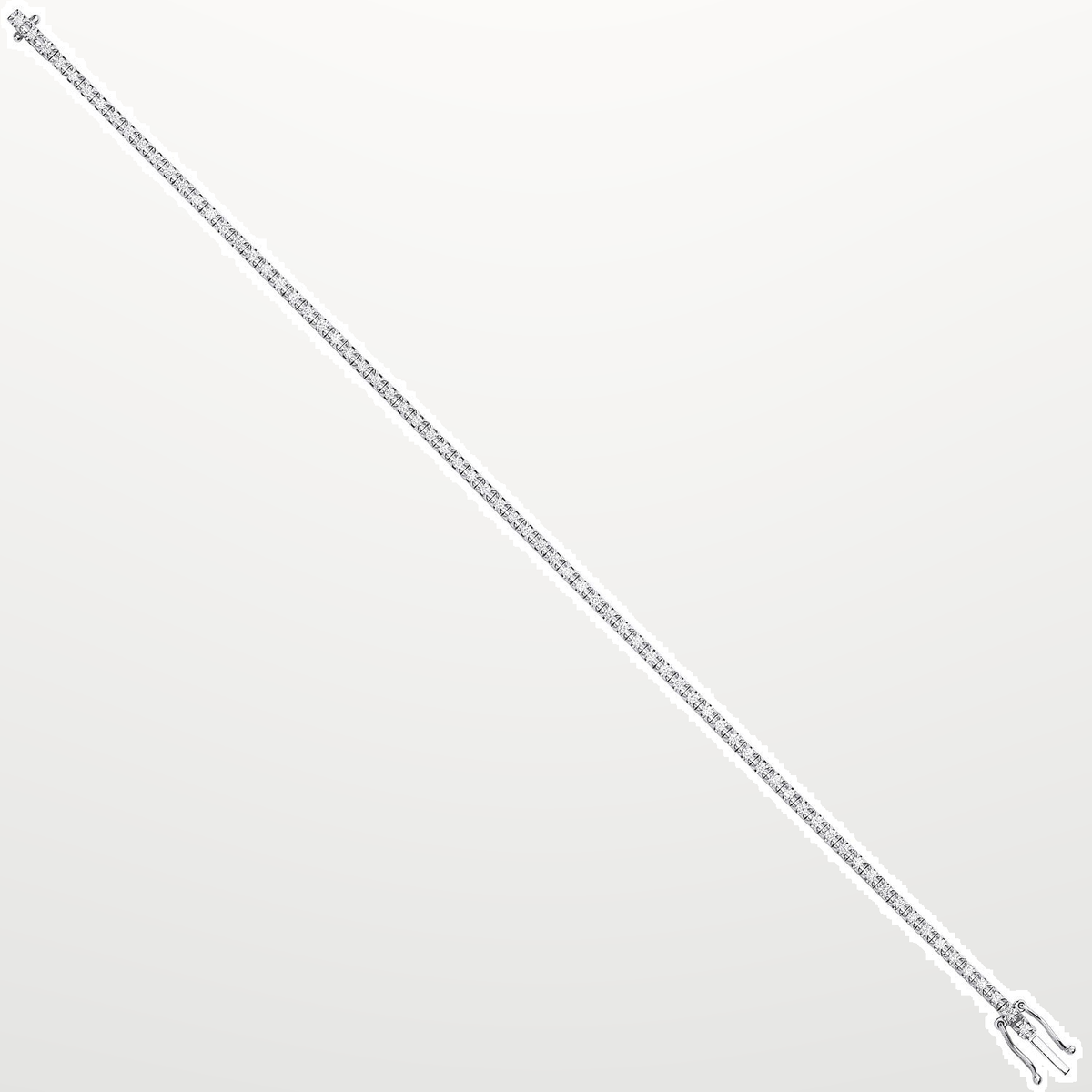 18ct illusion Set 0.75ct tennis bracelet – studio view – Imperial Time