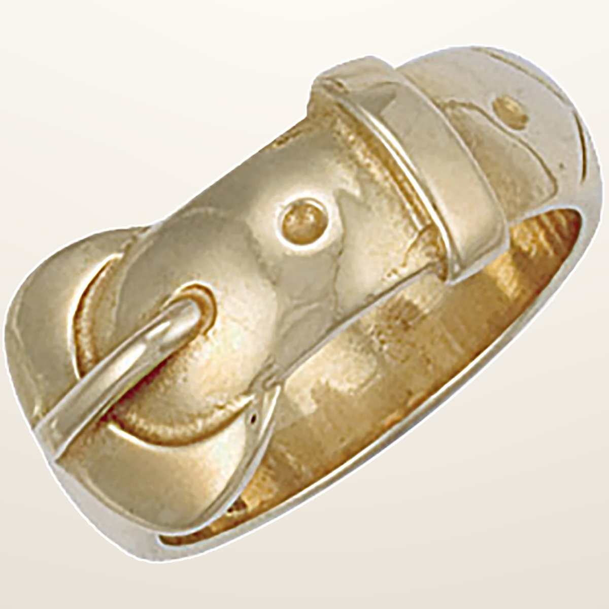 IT_ROLE:studio_clean | Yellow Gold Buckle Ring