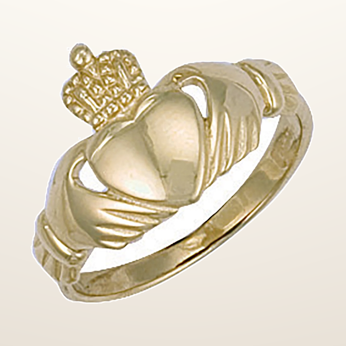 IT_ROLE:studio_clean | Yellow Gold Claddagh Ring