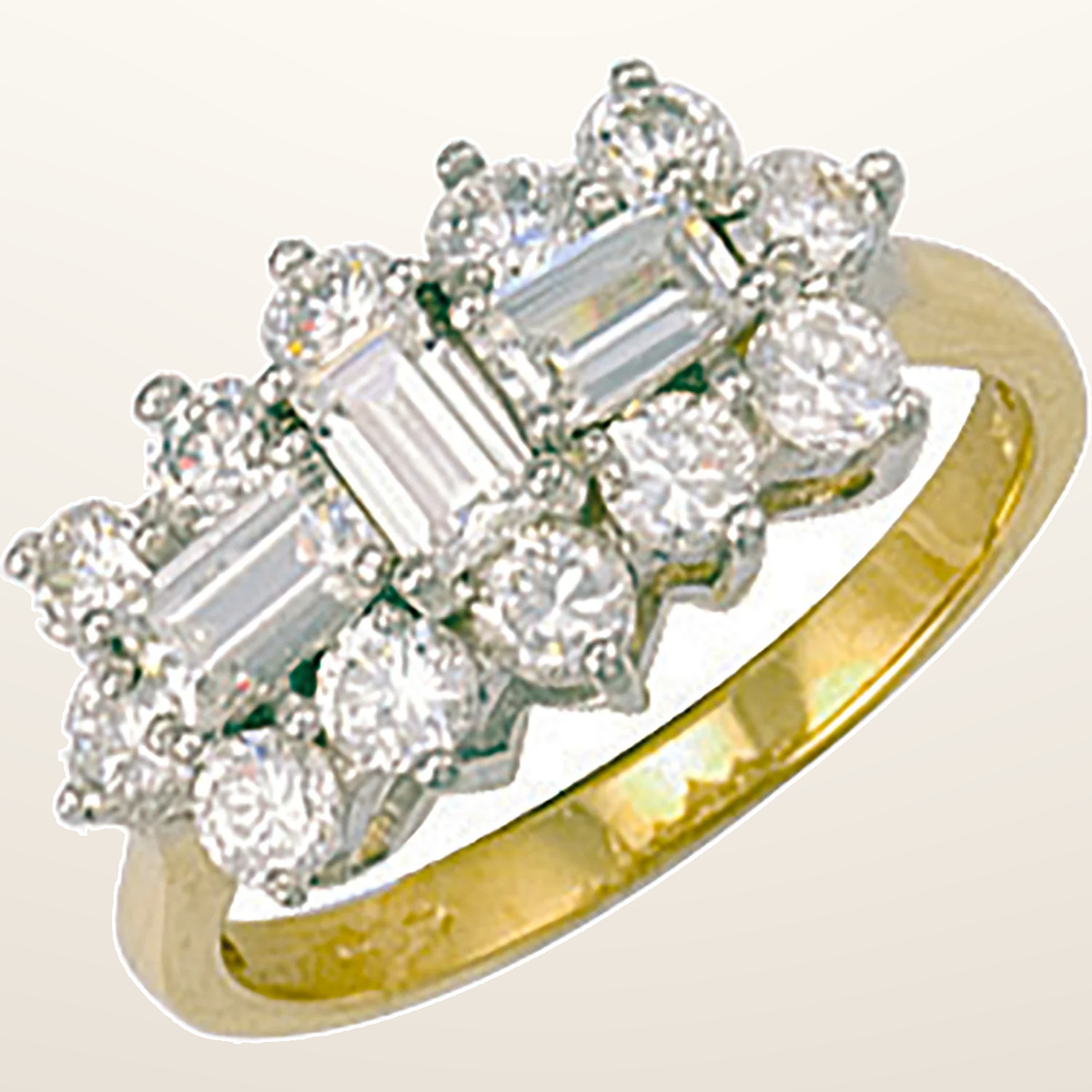 IT_ROLE:studio_clean | Yellow Gold Cubic Zirconia Boat Ring