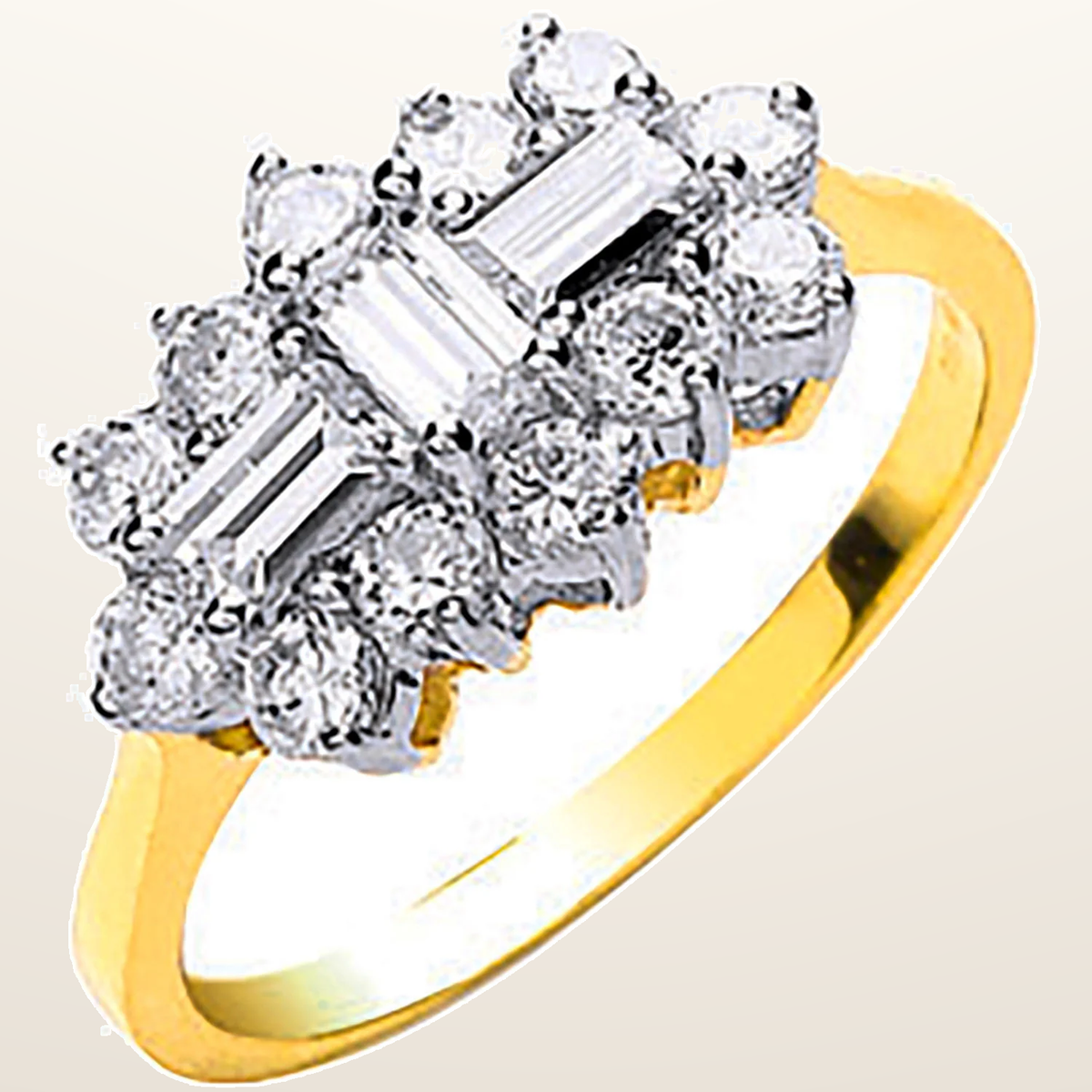 IT_ROLE:studio_clean | Yellow Gold Cubic Zirconia Boat Ring
