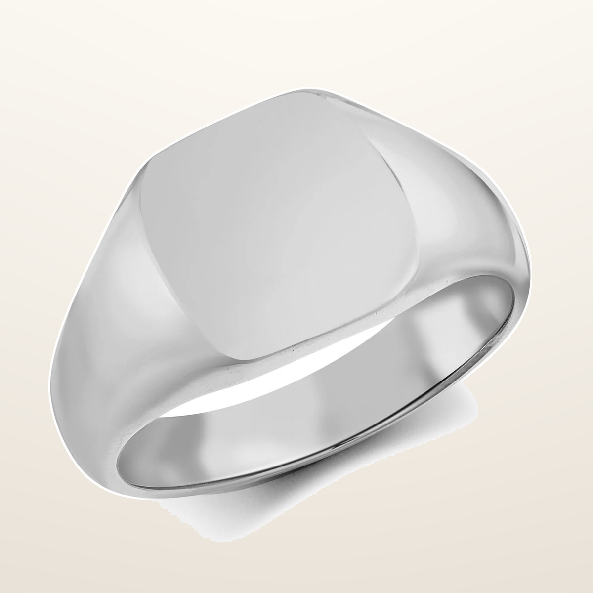 IT_ROLE:studio_clean | 925 Silver Cushion Shape Signet Ring
