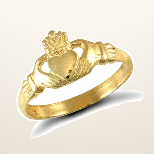 IT_ROLE:studio_clean | 9ct Yellow Gold Baby Claddagh Ring