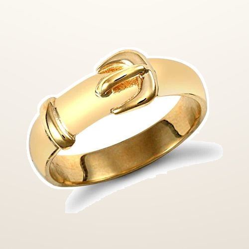 IT_ROLE:studio_clean | 9ct Yellow Gold Buckle Ring