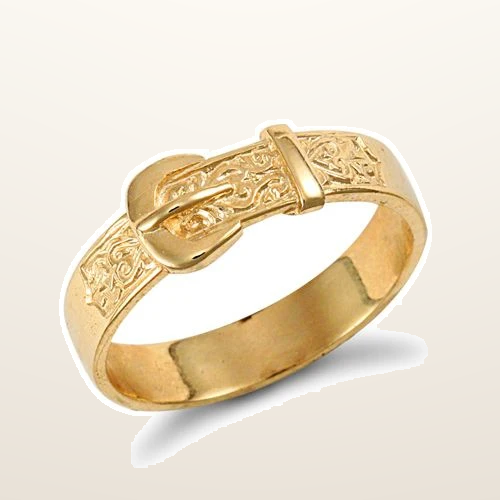 IT_ROLE:studio_clean | 9ct Yellow Gold Buckle Ring