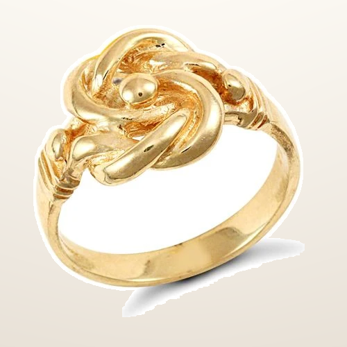 IT_ROLE:studio_clean | 9ct Yellow Gold Knot Ring