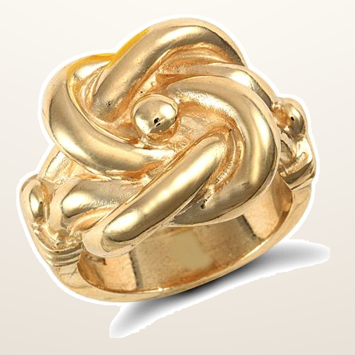 IT_ROLE:studio_clean | 9ct Yellow Gold Knot Ring