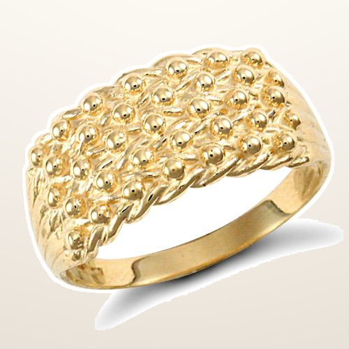 IT_ROLE:studio_clean | 9ct Yellow Gold Keeper Ring