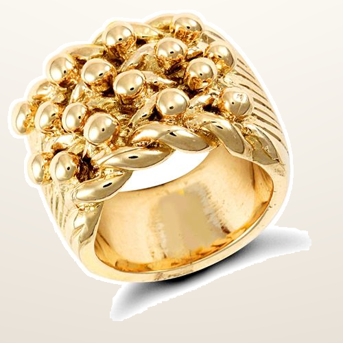 IT_ROLE:studio_clean | 9ct Yellow Gold Keeper Ring