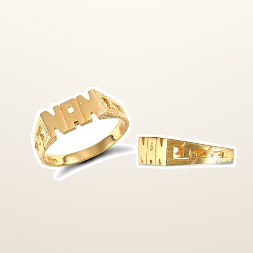 IT_ROLE:studio_clean | 9ct Yellow Gold Nan Id Ring