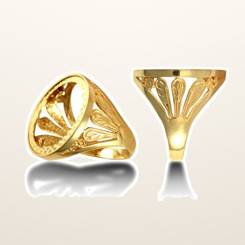 IT_ROLE:studio_clean | 9ct Yellow Gold Full Sovereign Ring