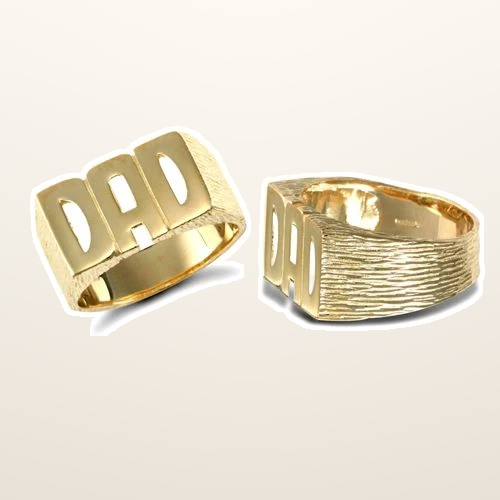IT_ROLE:studio_clean | 9ct Yellow 'Dad' Ring