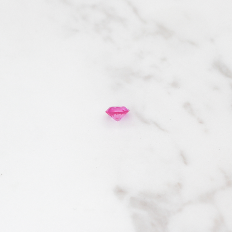 Pink Sapphire 1.5CT - Brilliant Cut