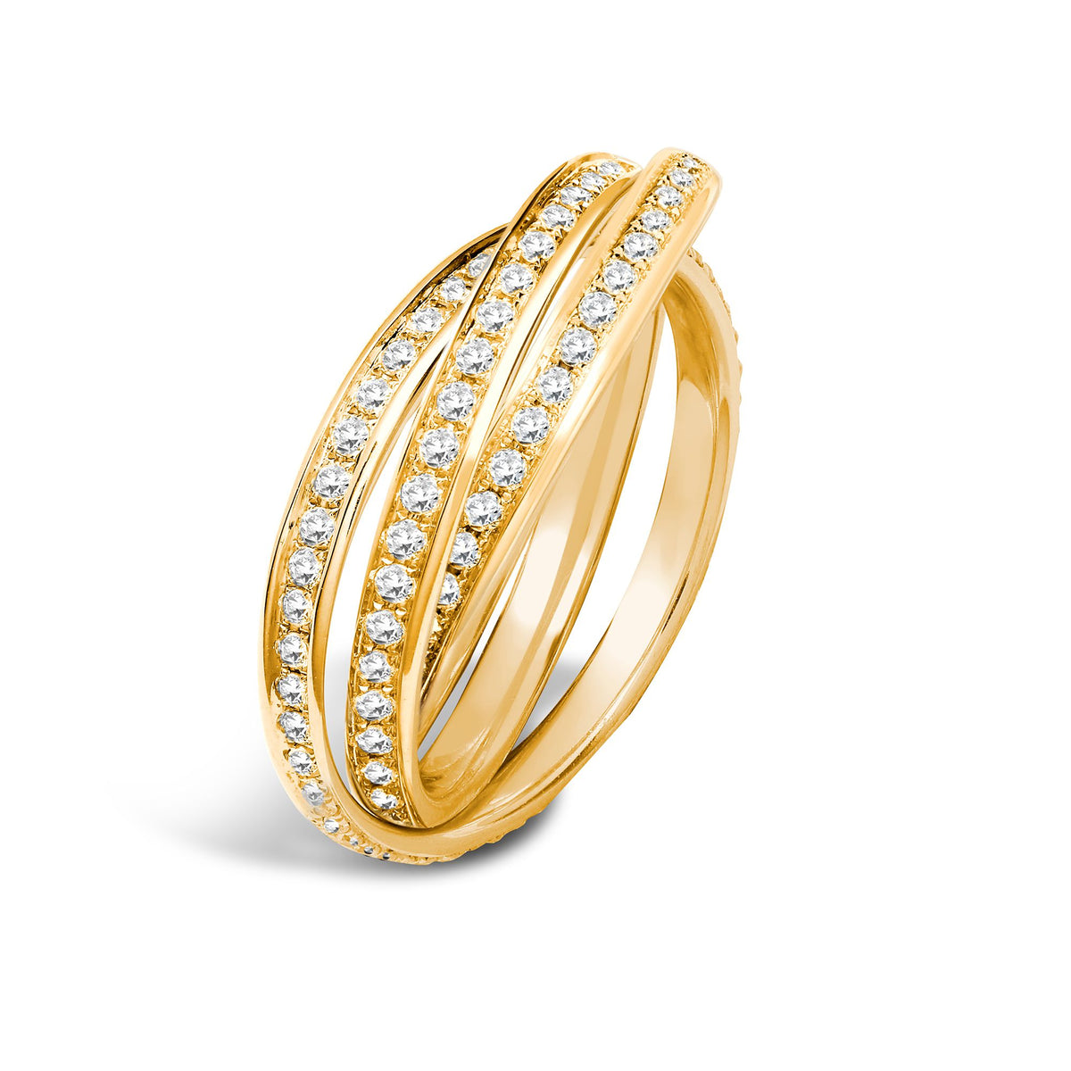 18ct Yellow 0.82ct 2mm RWR Full Set (18R869) – product view