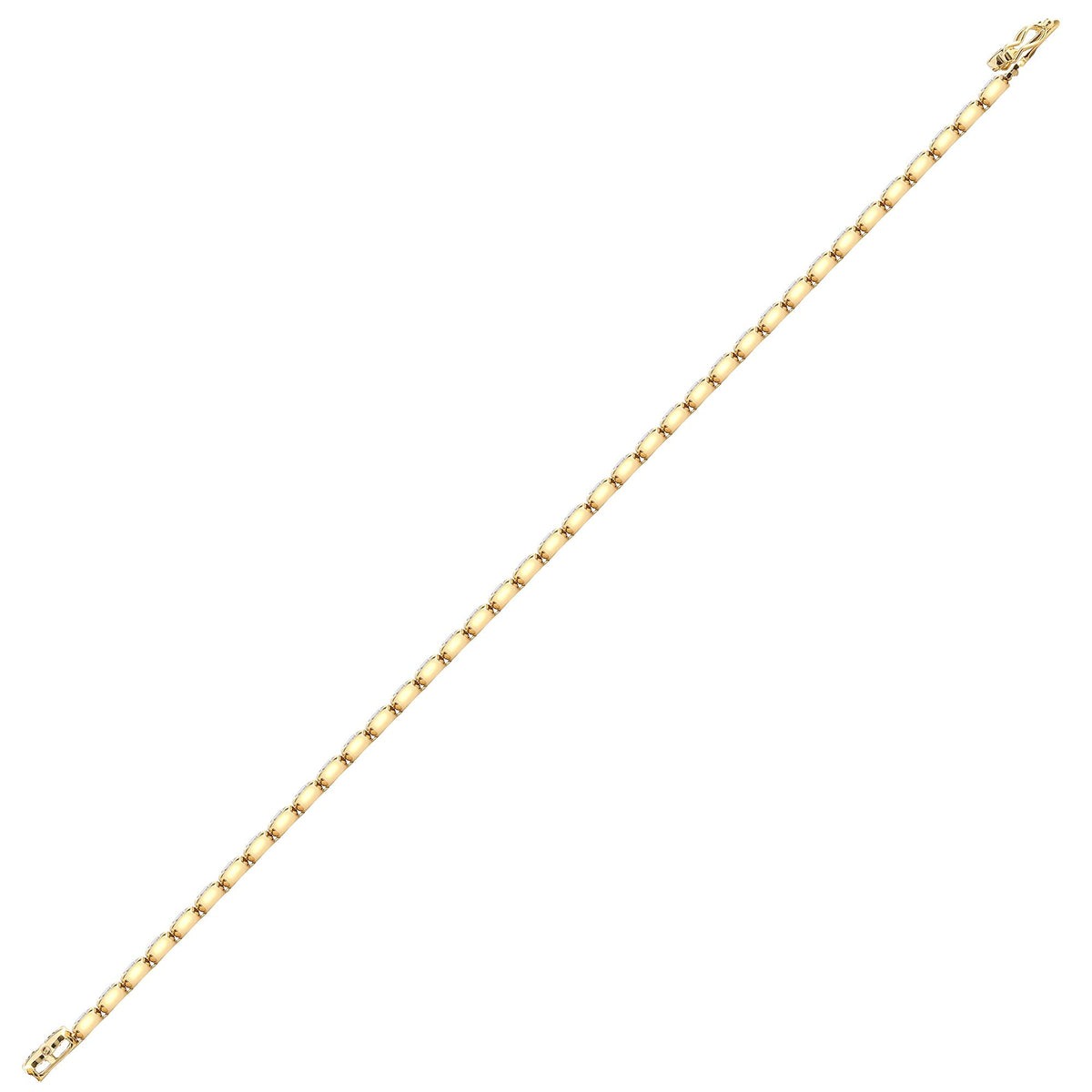 Armband aus 18 Karat Weißgold mit 1,00 Karat gefassten Naturdiamanten