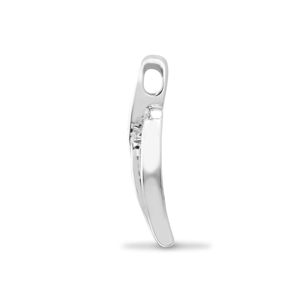 18ct White 0.16ct Natural Diamond Pendant