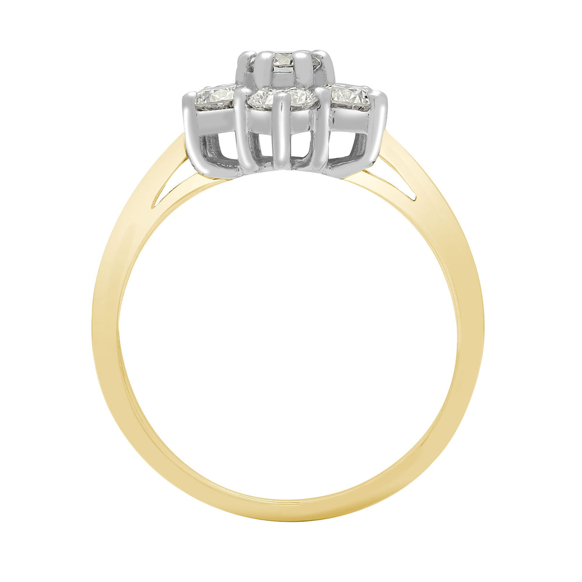 Ring aus 18 Karat Naturdiamanten, 50 Punkte