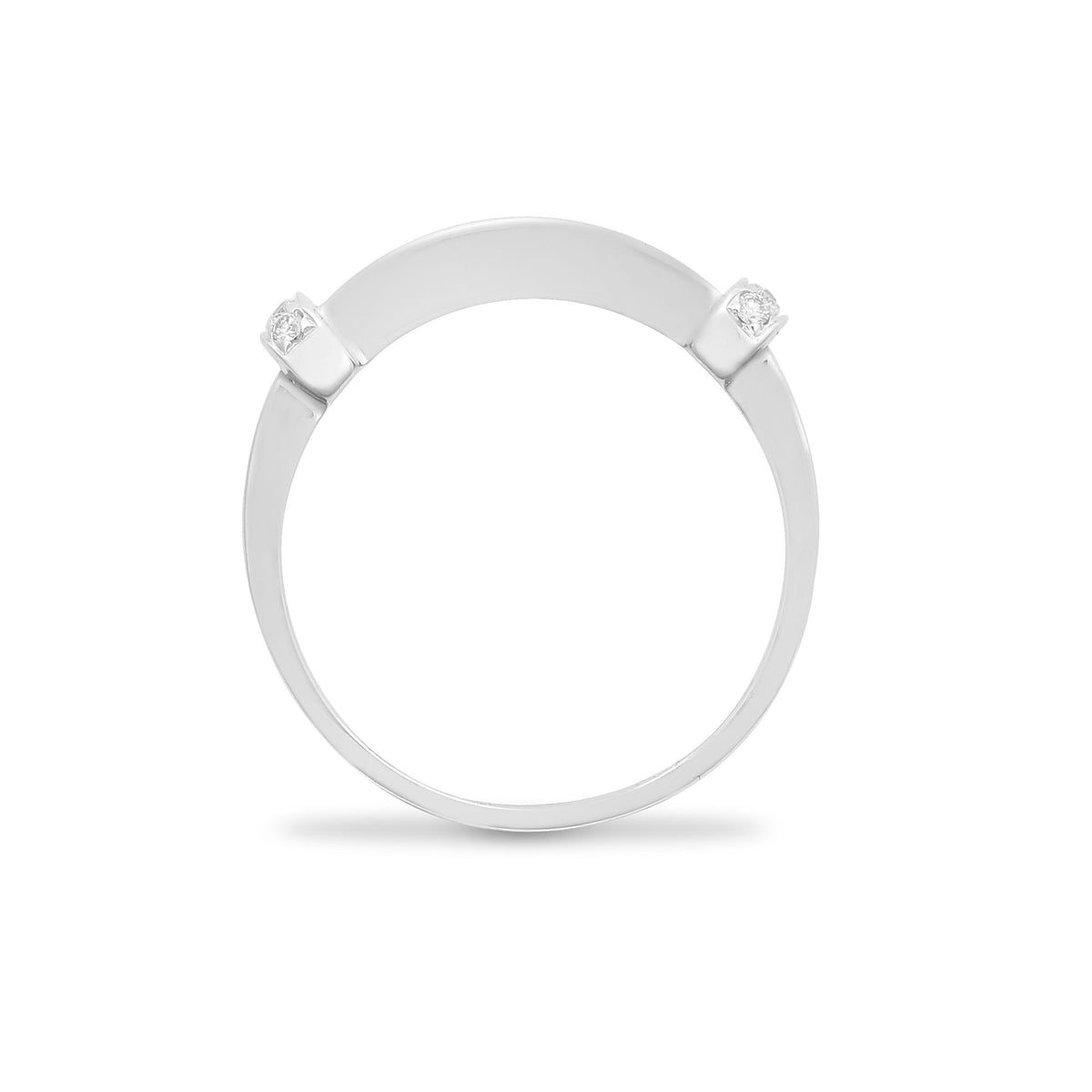 18ct White Gold Natural Diamond Ring (18R202) – detail view