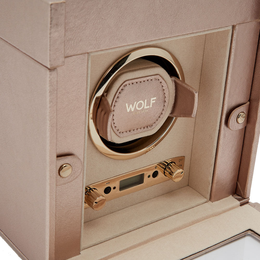 Palermo Single Watch Winder with Storage 213716