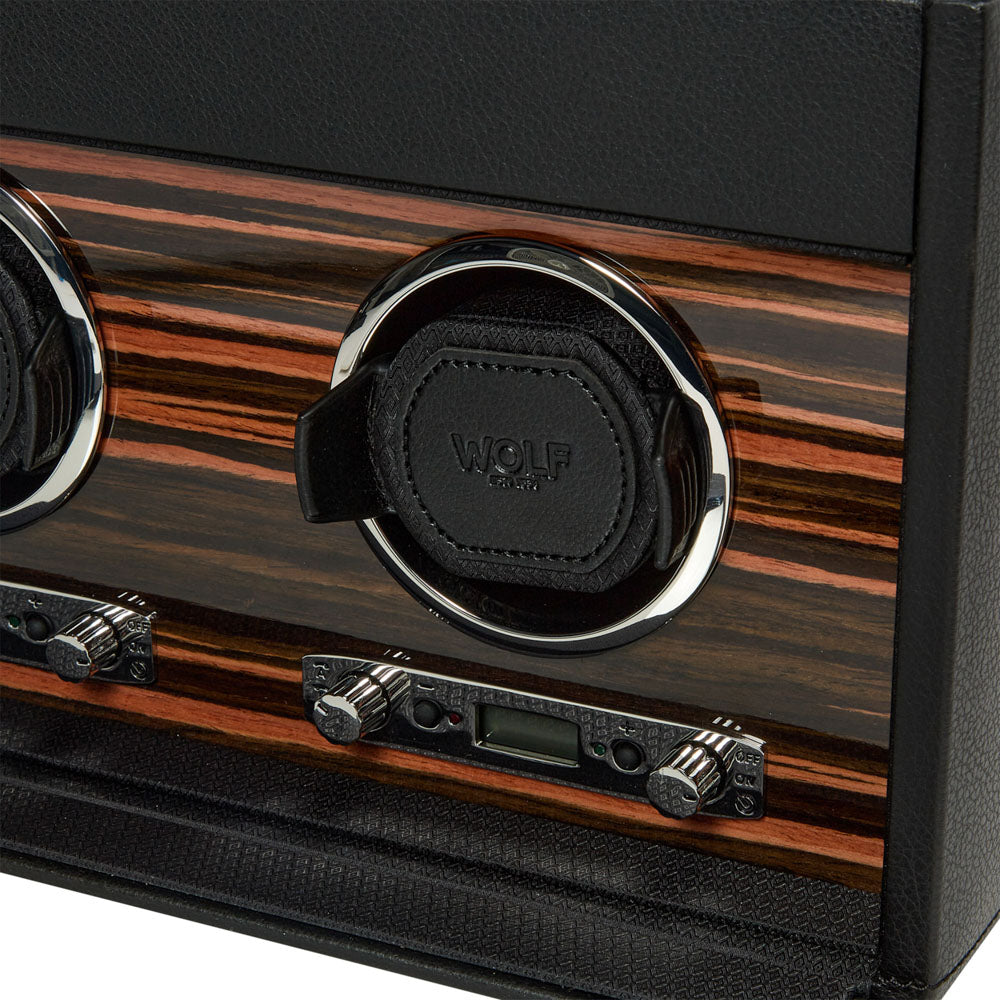 Roadster Triple Watch Winder with Storage 457356