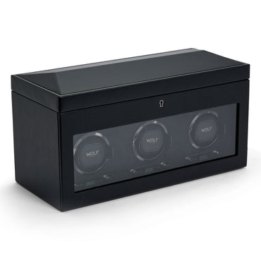 British Racing Triple Watch Winder with Storage 792302