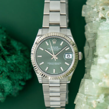 Rolex DateJust 31 278274 Mint Green Dial Oyster Bracelet 2024