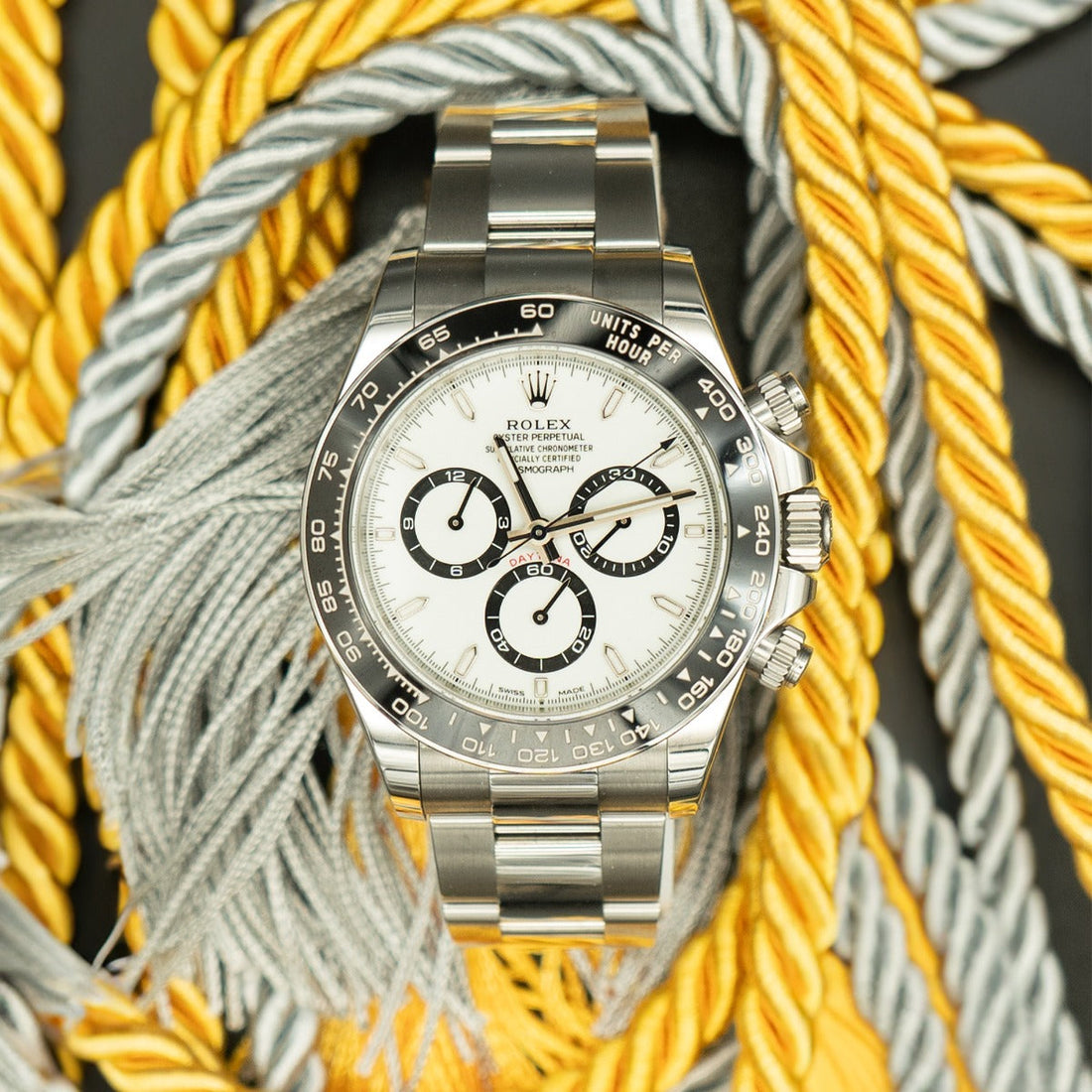 Rolex Daytona close-up for a luxury watch authenticity guide