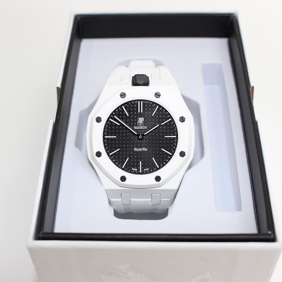 Swatch watches and Royal Pop pieces available from Imperial Time in London