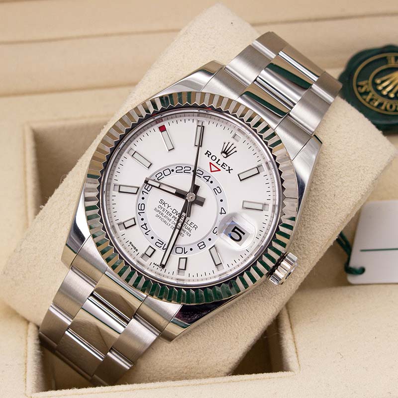 Rolex SkyDweller 326934 White Dial Oyster Bracelet 2021