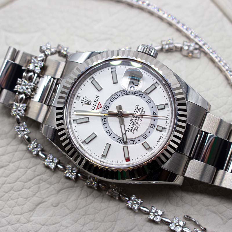 Rolex SkyDweller 326934 White Dial Oyster Bracelet 2021