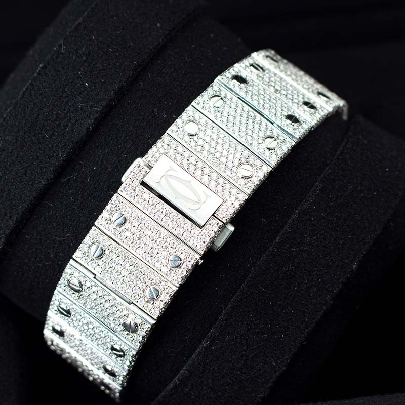 Cartier Santos WHSA0007 Skeleton - Bussed Down