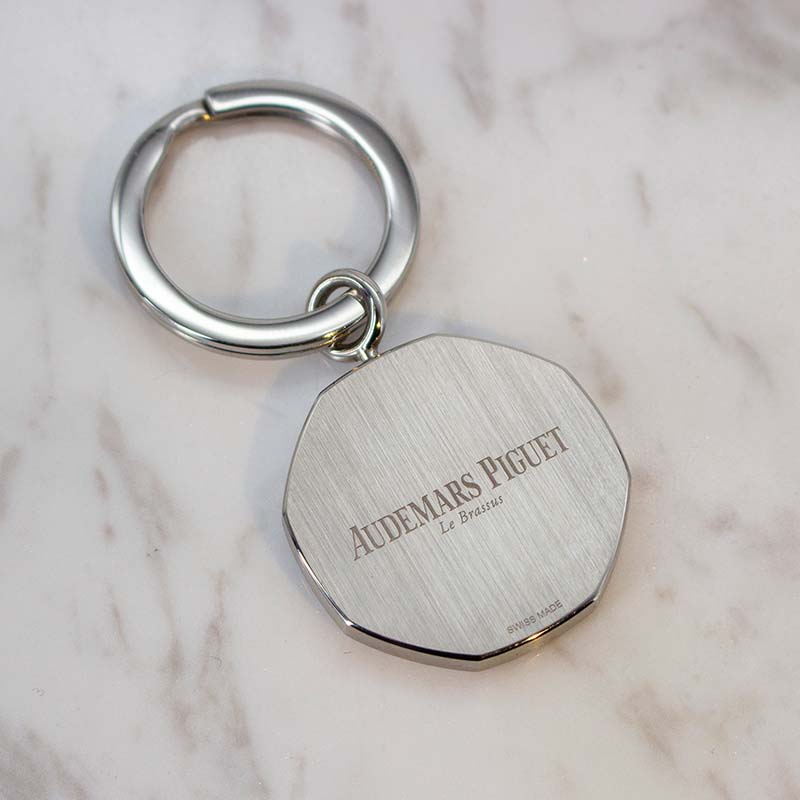 Audemars Piguet キーリング 八角形 シルバー Audemars Piguet Silver Key Ring - Imperial Time UK Ltd