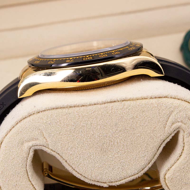 Rolex Daytona 116518ln 2019 Rubber Champagne Dial Yellow Gold 2019 Pristine Condition Ceramic Bezel 40 Mm Mechanical Watch - product image from Imperial ...