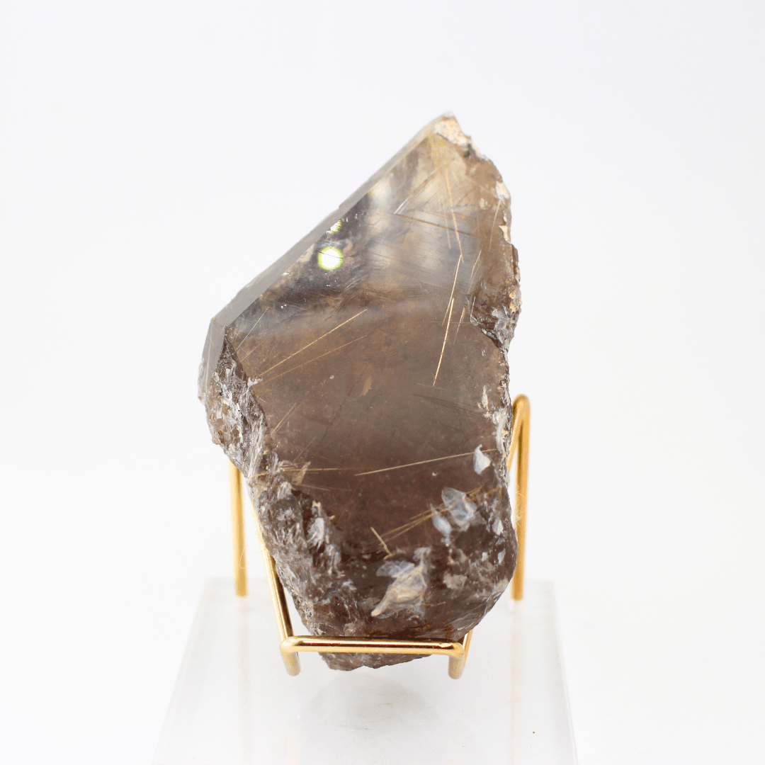 Rutilated Quartz Firework Effect Gastein Austria 462 Natural Mineral Specimen Fine Collectable Cabinet Display Piece Geological Interest