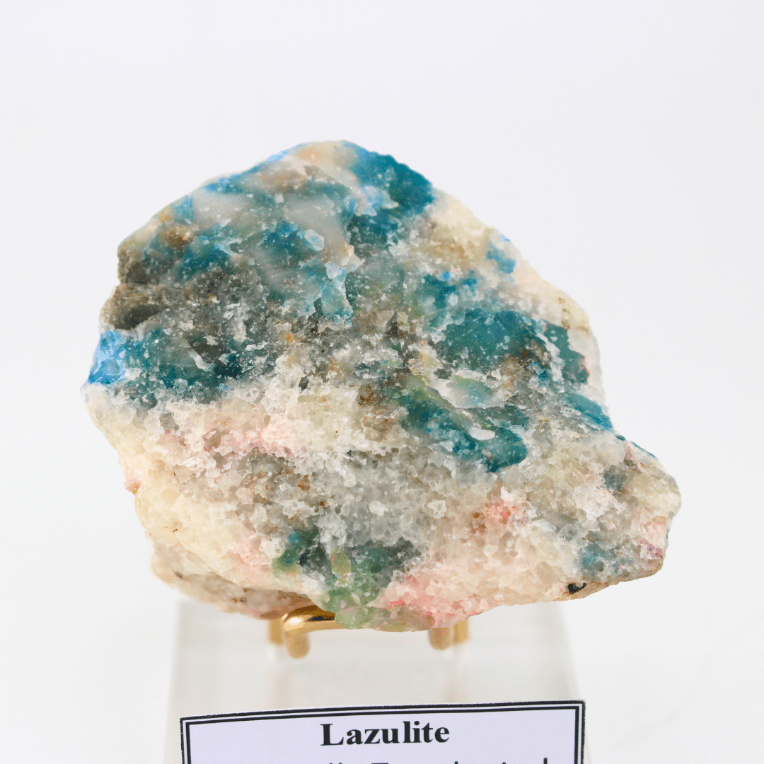 Lazulite Naturally Terminated Himalayas 194 Natural Mineral Specimen Fine Collectable Cabinet Display Piece Geological Interest
