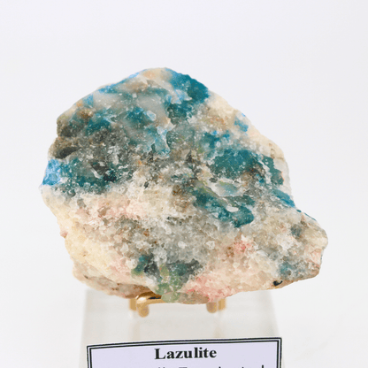 Lazuli-Quarz natürlich aus den Himalaja-Bergen, 194. Natürliches Mineralienexemplar, feines Sammlerstück, für die Vitrine, von geologischem Interesse