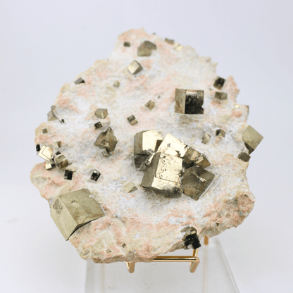 Pyrite On Matrix Naturally Terminated Cubes Navajun Spain 767 Natural Mineral Specimen Fine Collectable Cabinet Display Piece Geological