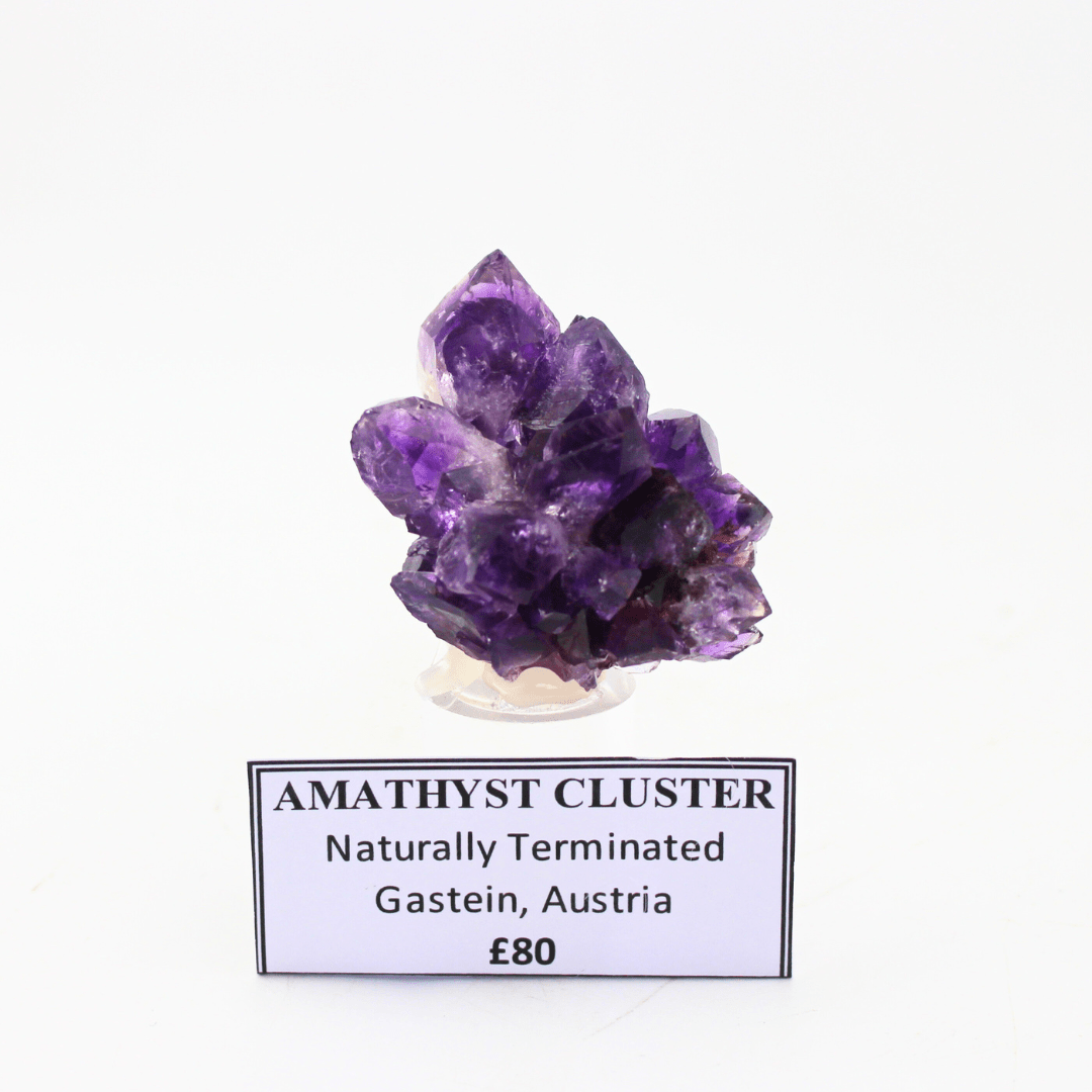 Amethyst Cluster Naturally Terminated Gastein Austria 32g