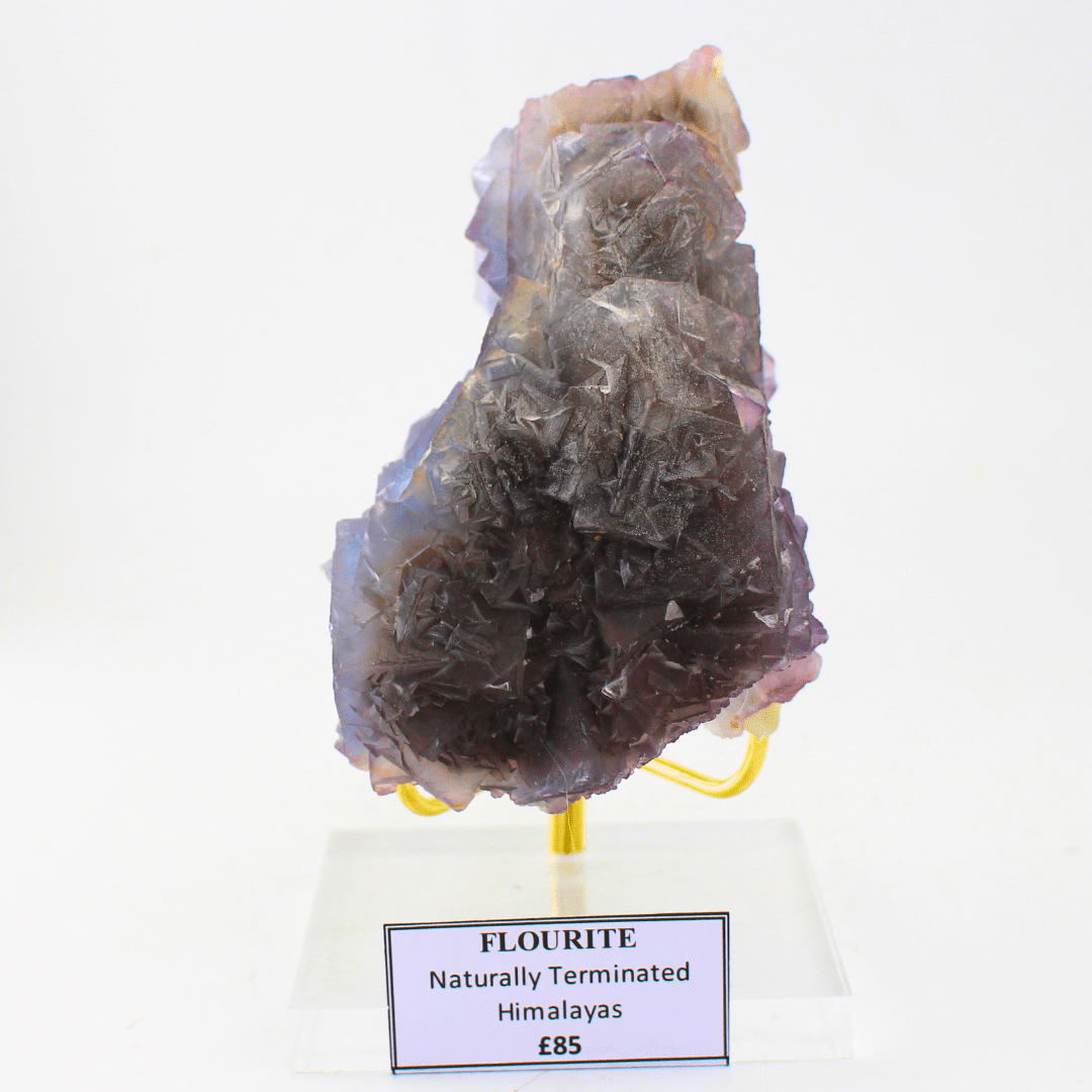 Flourite Naturally Terminated Himalayas 518 Natural Mineral Specimen Fine Collectable Cabinet Display Piece Geological Interest