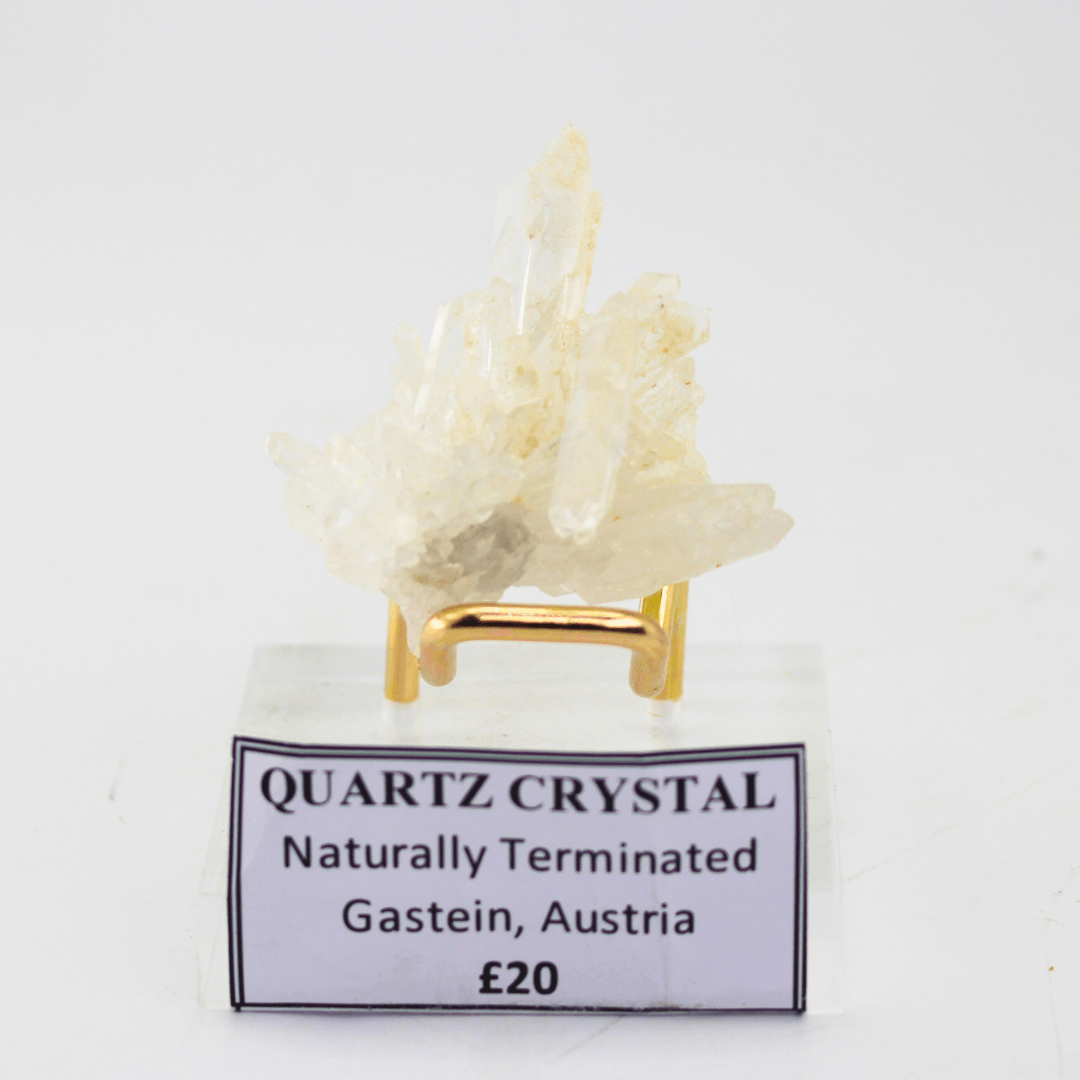 Quartz Crystal Naturally Terminated Gastein Austria 17g