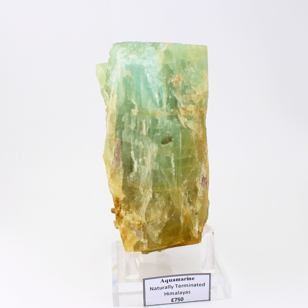 Aquamarine Naturally Terminated Himalayas 1590g