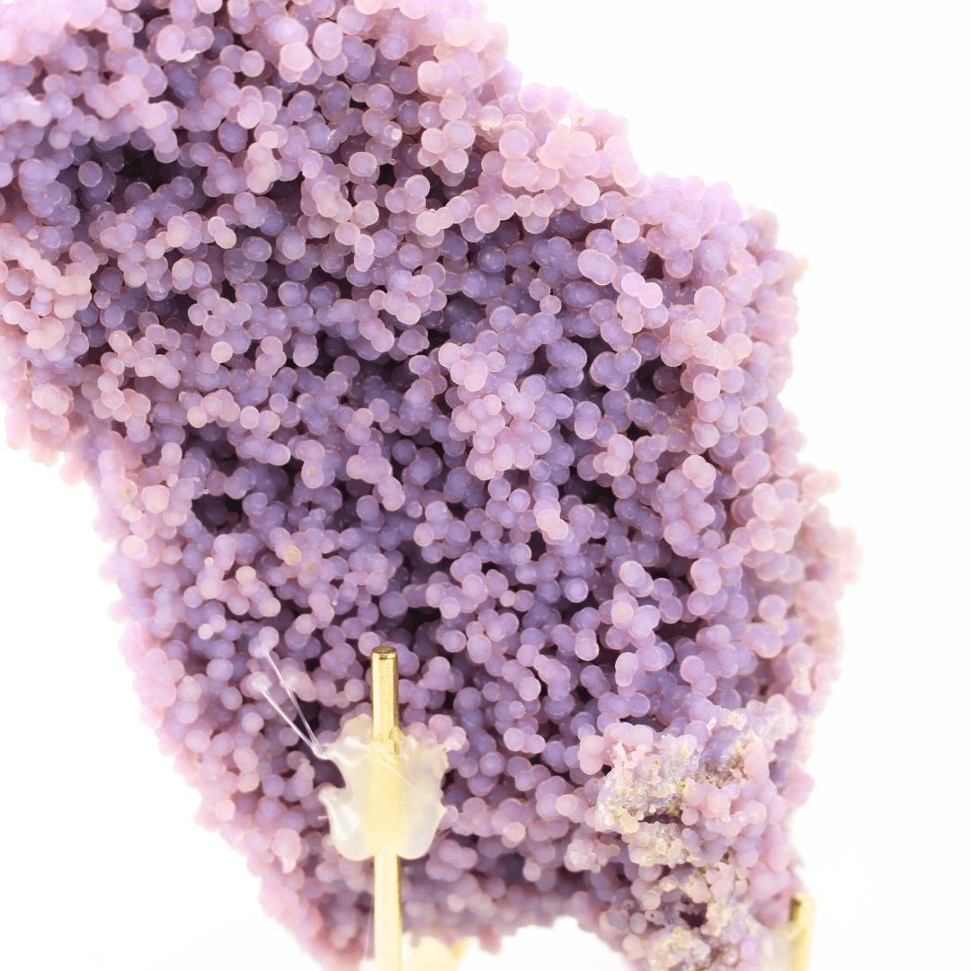 Chalcedony Grape Formation Bahasa Indonesia 609 Natural Mineral Specimen Fine Collectable Cabinet Display Piece Geological Interest