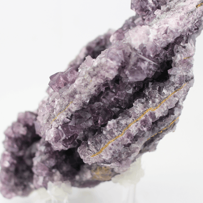 Fluorite a forma d'Africa, Nortumbria 2471, campione minerale naturale, pregiato pezzo da collezione per vetrina, interesse geologico