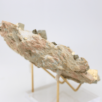 Pyrite On Matrix Naturally Terminated Cubes Navajun Spain 767 Natural Mineral Specimen Fine Collectable Cabinet Display Piece Geological
